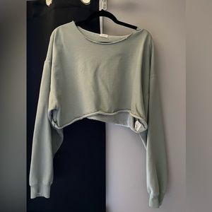 Brandy Melville oversized Cropped Sweatshirt